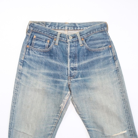 Vintage sewing chop by john bull selvedge distressed jeans (japan) - Picture 10 of 10